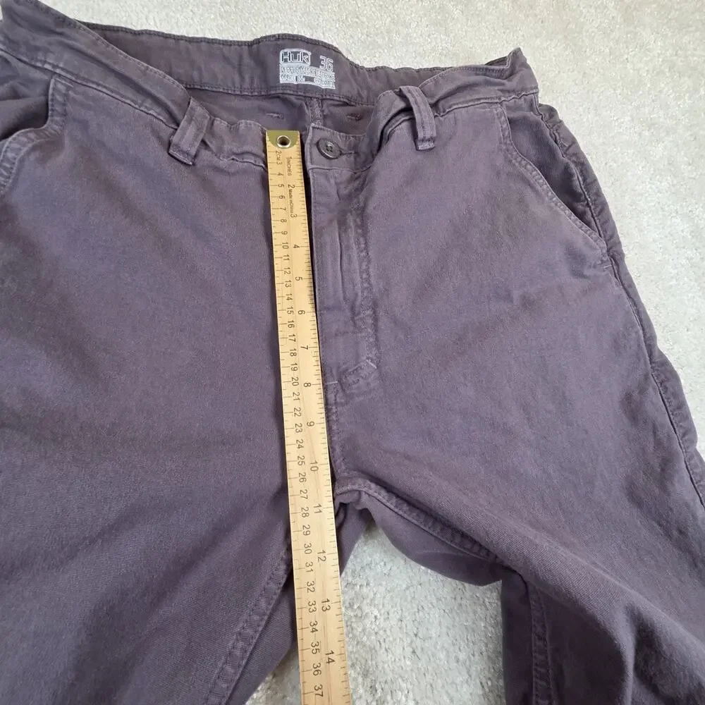 HUK Trawler Fishing Pants Mens 36 Fits 34x31 Gray Articulated Knee H2000055